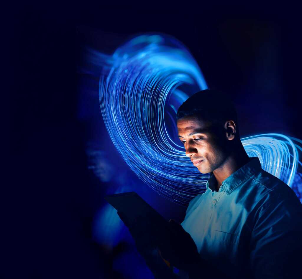Man With Ipad Col V3